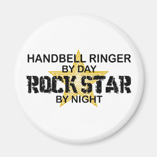 Handbell-Wecker-Rockstar bis zum Nacht Magnet