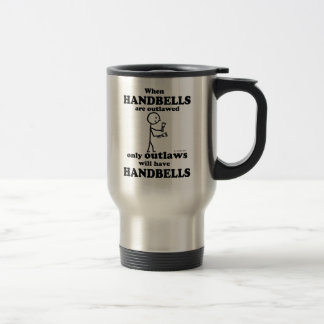 Handbells, die für eine Reisemugge gesperrt sind Reisebecher