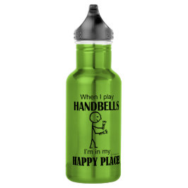 Handbells Happy Place Edelstahlflasche