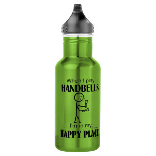 Handbells Happy Place Edelstahlflasche