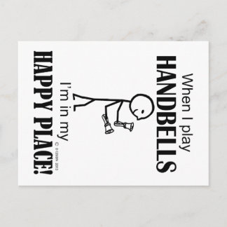 Handbells Happy Place Postkarte