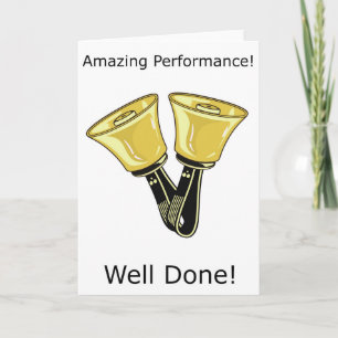 Handbells - Performance Greetings Card Karte