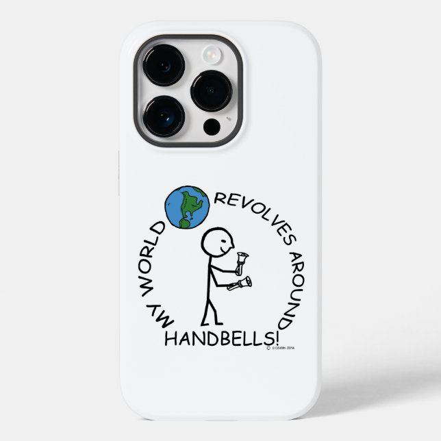 Handbells - World-Revolves um Case-Mate-iPhone Case-Mate iPhone Hülle (Rückseite)