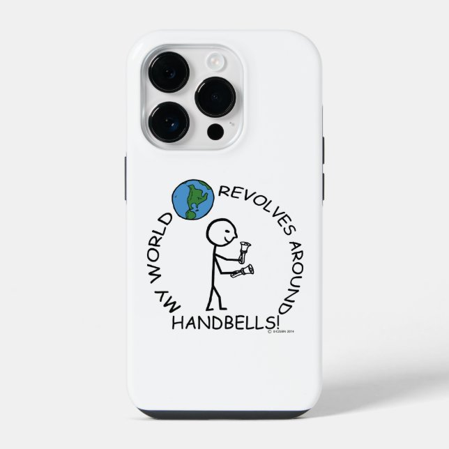 Handbells - World-Revolves um Case-Mate-iPhone iPhone Hülle (Rückseite)