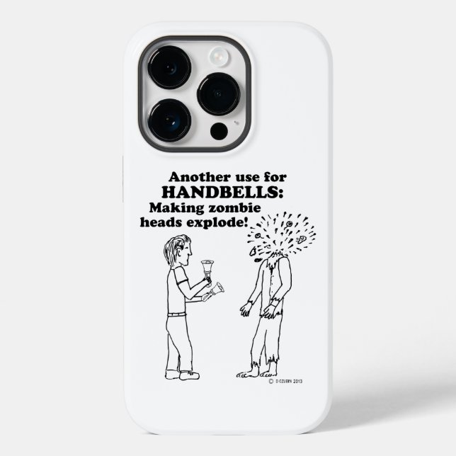 Handbells Zombie Explode Case-Mate iPhone Case (Rückseite)