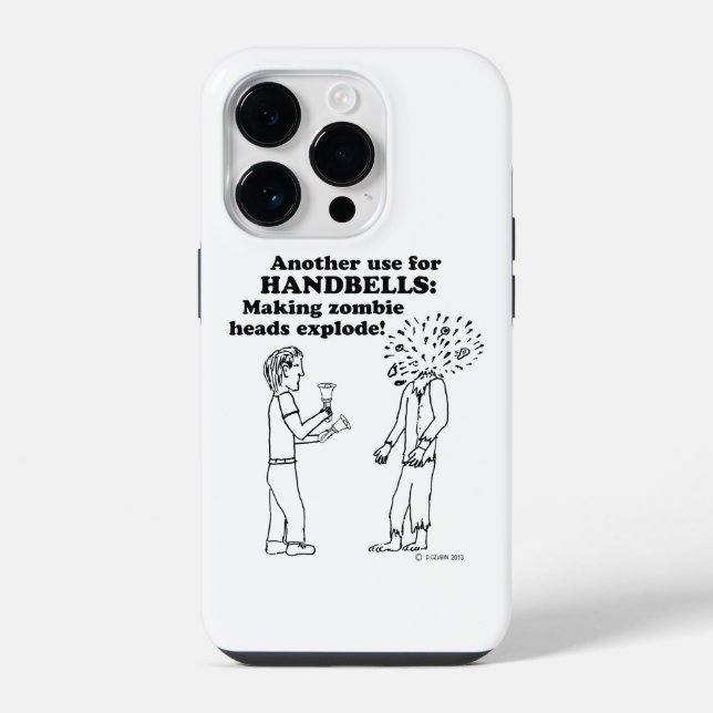 Handbells Zombie Explode Case-Mate iPhone Case Hülle (Rückseite)