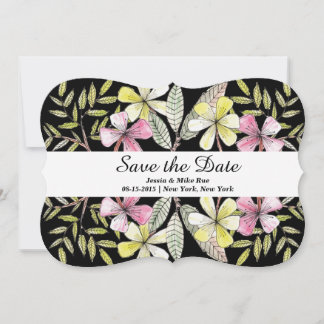 handbemalte Blume Save The Date