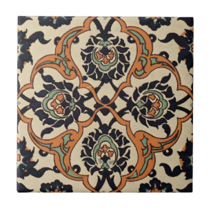 handbemalte Keramik Vintage Fliesen