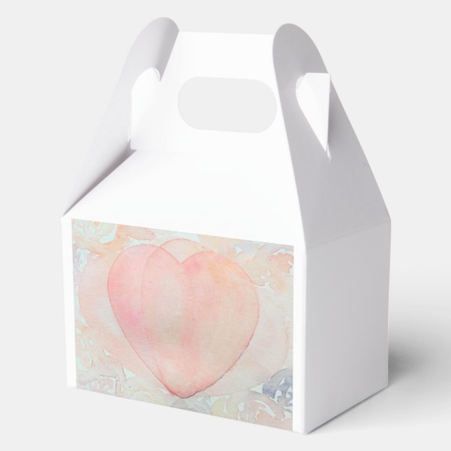 Handbemaltes Göttinnenherz Geschenkschachtel (Rückseite)