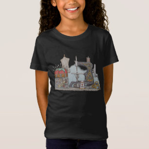 Handbetriebene Nähmaschine T-Shirt