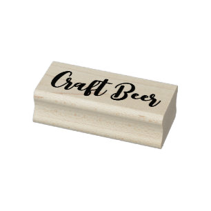 Handbiere Gummistempel