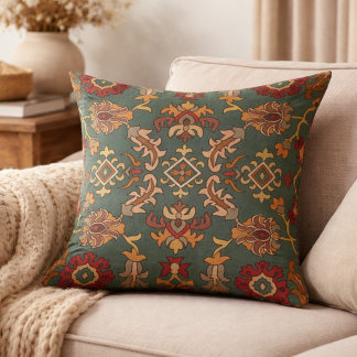 Handblockdruck-Kissenbezug Boho-Rustikale Dekorati Kissen