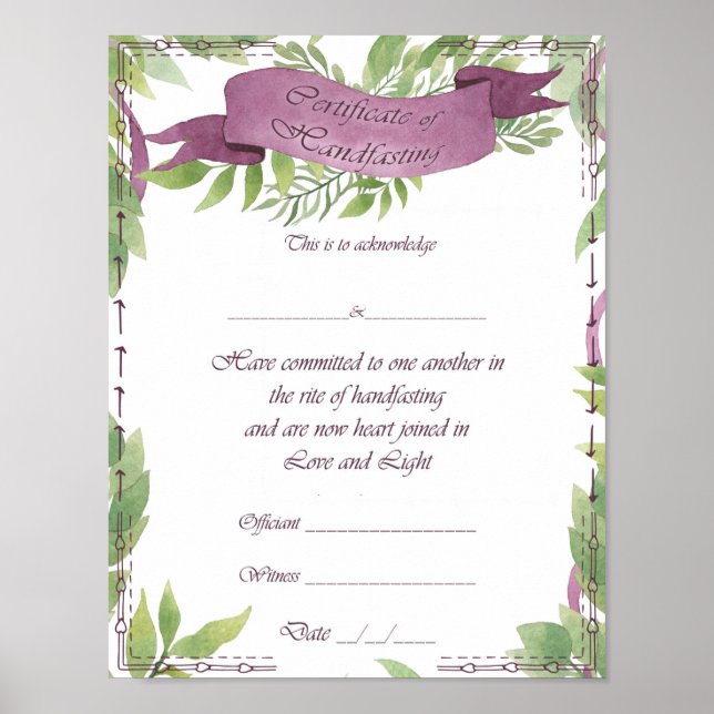 Handbuch für die Ausstellung von Zeugnissen - Grün Poster (Vorne)