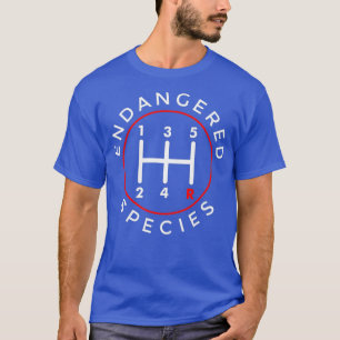 Handbuch-Getriebe-Schaltgetriebe für gefährdete Ar T-Shirt