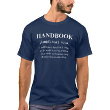 Handbuch Lustige Definition mit weißem Text Gaming