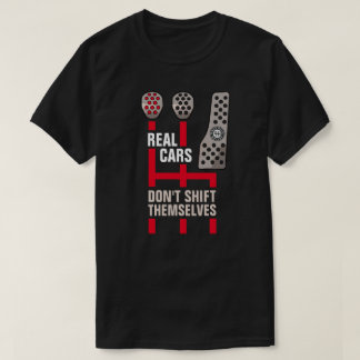 HANDBUCH MIT REAL CARS - T - Shirt
