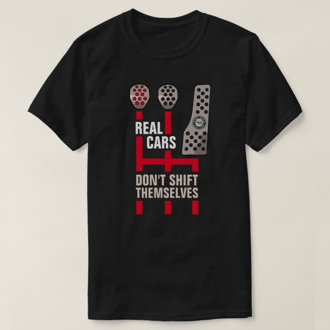 HANDBUCH MIT REAL CARS - T - Shirt (Design vorne)