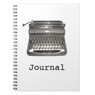 Handbuch-Schreibmaschine "Journal"-Notebook Notizblock