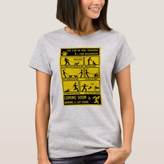 Handbuch zur Schulung von Funny Dog T-Shirt (Vorderseite)