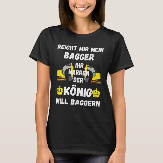 Handbücher für Minengrabbagger T-Shirt (Vorderseite)