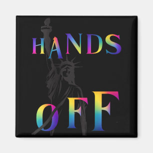 Händchen der Widerstandskraft Regenbogenstatue der Magnet