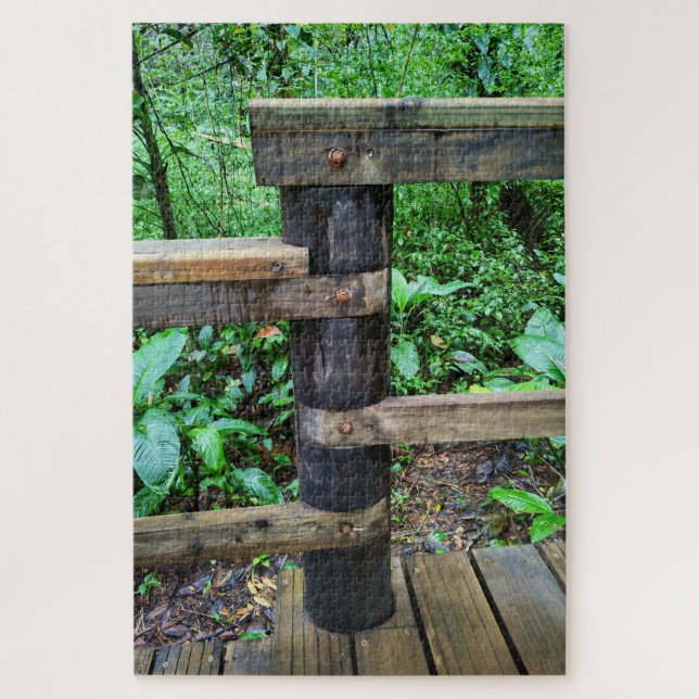 Handcrafted Jungle Walkway Puzzle (Vertikal)