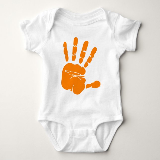 Handdruck Baby Strampler (Vorderseite)