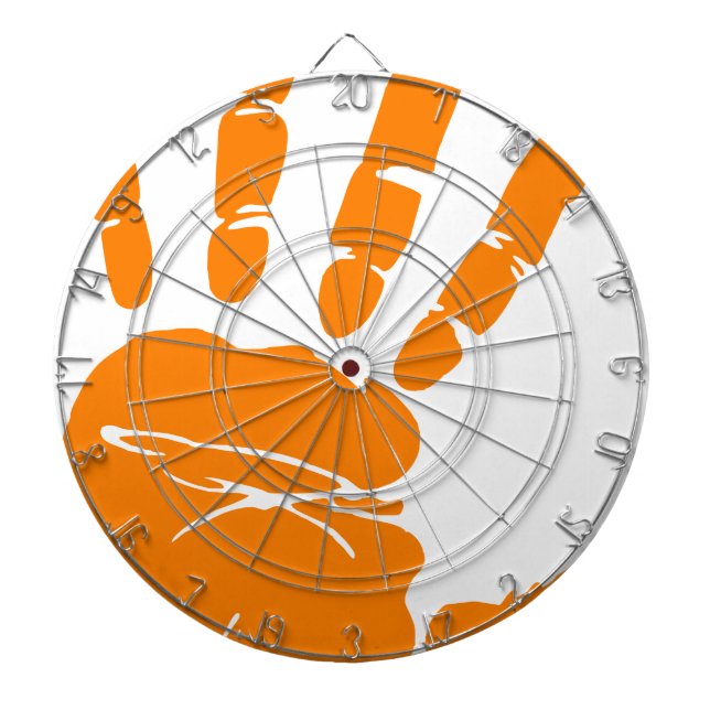 Handdruck Dartscheibe (vorne)