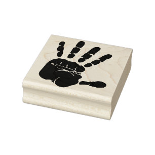 Handdruck Gummistempel