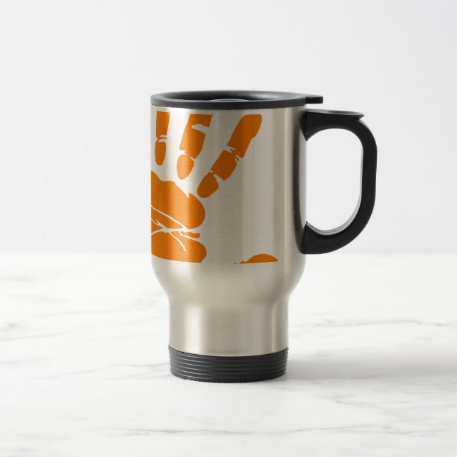Handdruck Reisebecher (Rechts)