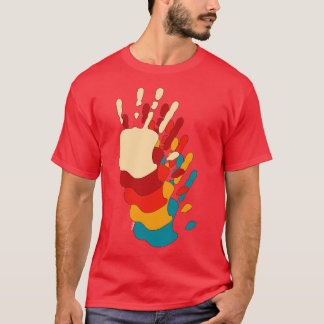 Handdruck T-Shirt