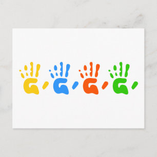 Handdrucke Postkarte