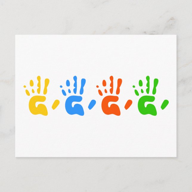 Handdrucke Postkarte (Vorderseite)