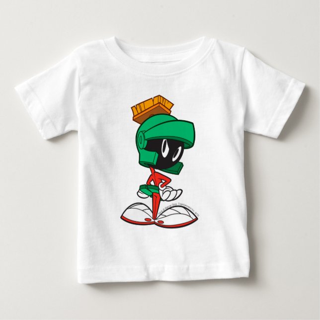 Hände auf Hüften MARVIN THE MARTIAN™ Baby T-shirt (Vorderseite)