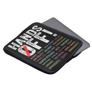 Hände aus Protest Laptopschutzhülle