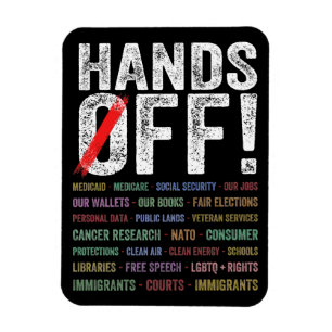 Hände aus Protest Magnet