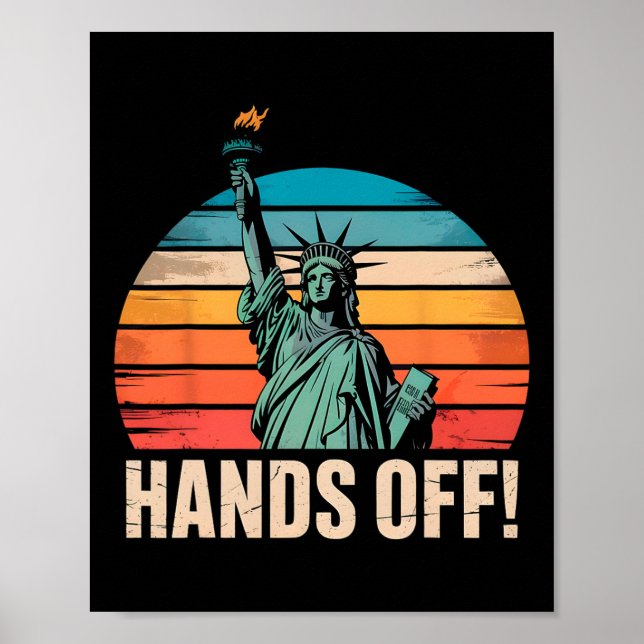 Hände aus Protest Widerstandsstatus der Libe Poster (Vorne)