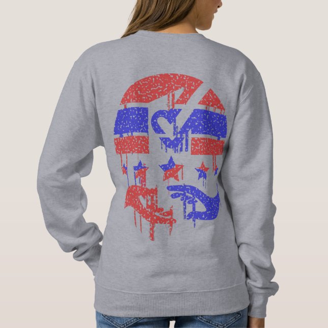 Hände der Einheit Sweatshirt (Rückseite)