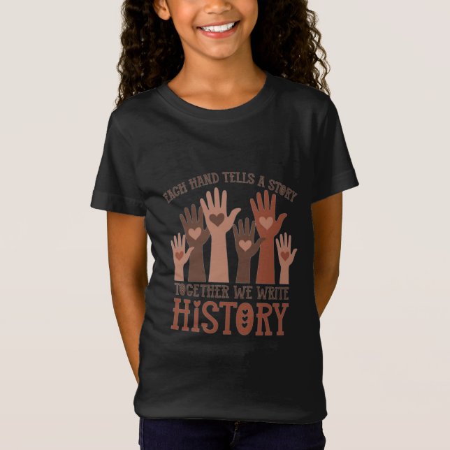 Hände der Geschichte T-Shirt (Vorderseite)