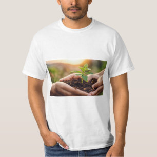 "Hände der Hoffnung: Natur nähren" T-Shirt