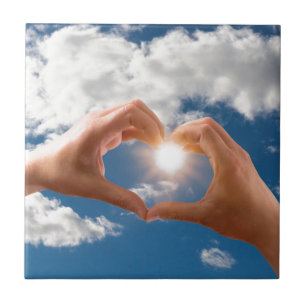 Hände der Liebe Fliese