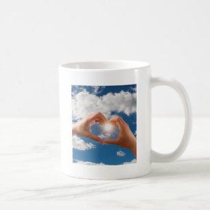 Hände der Liebe Kaffeetasse