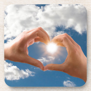 Hände der Liebe Untersetzer