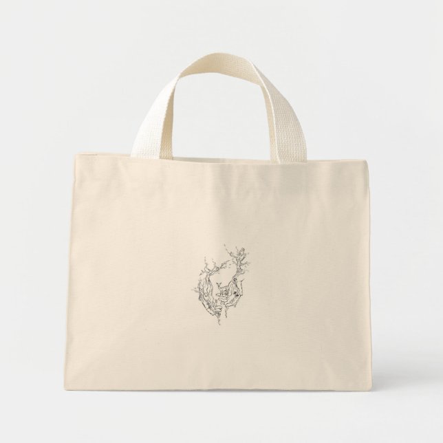 Hände der Natur, Originalkunst von Intrigma Mini Stoffbeutel (Vorne)