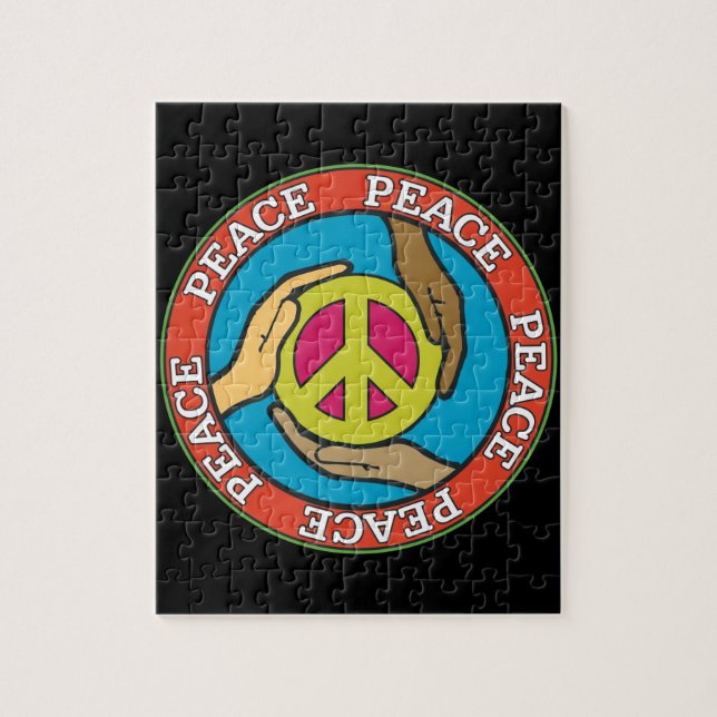 Hände des Friedens Puzzle (Vertikal)