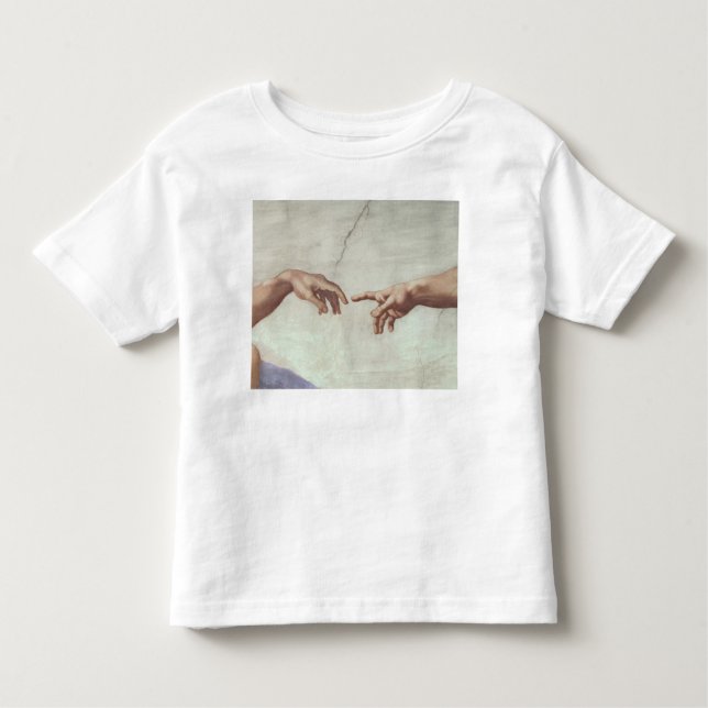 Hände des Gottes und des Adams Kleinkind T-shirt (Vorderseite)