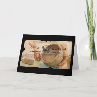 Hände des Potters Karte