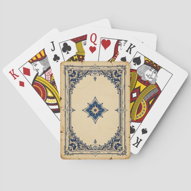 Hände des Schicksals eins Spielkarten (Rückseite)