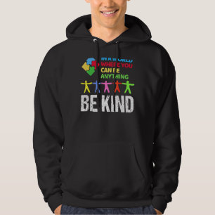 Hände des Weltautismus Sensibilitätstages Zeichen  Hoodie
