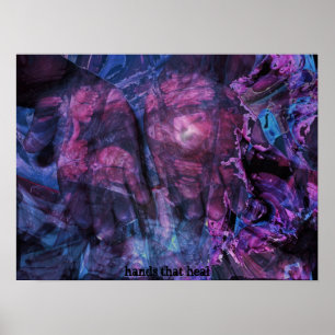 Hände, die heilen poster